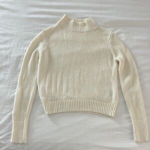 Wilfred Cream Turtleneck Sweater